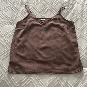 Silk tank top